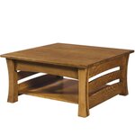 Amish Made Leavenworth Square Coffee Table - Choose Size