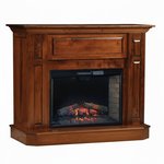 Odessa Electric Fireplace with Mantel - Choose Size