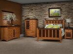 Amish Fort Wayne Five Piece Bedroom Set