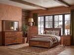 Amish High Point Five Piece Storage Bedroom Set