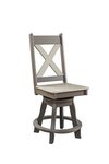 X Back Poly Swivel Balcony Chair