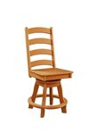 Poly Ladderback Swivel Balcony Chair