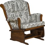 Amish Swanback Chair and Half Glider