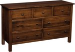 Jasper Mission Kid's Dresser with Optional Mirror