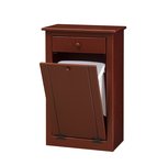 Single Trash Bin Cabinet, Tilt Out Doors, Wood Trash Recycle Bin, Laun –  thefurniturefarm