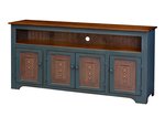 Country Cottage Tin Panel TV Console