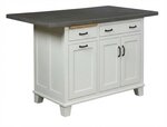 Amish Solid Wood 48" Kitchen Island - Custom Options