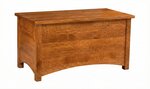 Amish Solid Wood Claremont Mission Blanket Chest