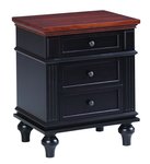 Walton Hills Three Drawer Nightstand