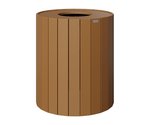 Berlin Gardens Outdoor Poly Lumber Trash Can - 32 Gallon