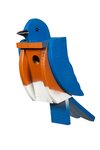 Amish-Made Wood Bird Shaped Houses