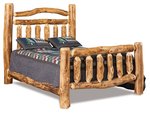 Original Rustic Log Bed