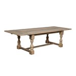 Reclaimed Barn Wood Midland Extension Dining Table