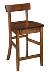 Amish Classic Brown Maple Bar Stool - Quick Ship