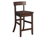 Amish Classic Brown Maple Bar Stool - Quick Ship With An Earthtone Finish