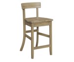 Amish Classic Brown Maple Bar Stool - Quick Ship With A Bel Air Finish