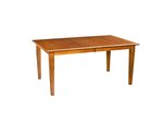 Quick Ship Shaker Mission Brown Maple Leg Dining Table