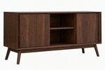 Amish Hastingwood Mid-Century Modern 60" TV Console Cabinet