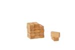 Wooden Toy Straw Bales - 16 Pieces