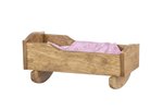 Wooden Toy Doll Cradle