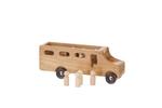 Wooden Toy School Bus with Little People