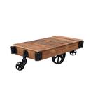 Urban Railroad Cart Coffee Table- Quick Ship