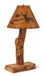 Log Table Lamp