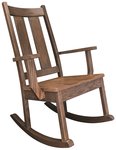 Delmont Oak Rocker - Quick Ship