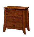 Amish Rushmore 3-Drawer Night Stand - Quick Ship