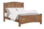 Amish Fern Arched Panel Bed - Quick Ship