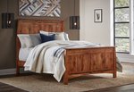 Rustic Hickory Colorado Springs Mission Panel Bed - Quick Ship