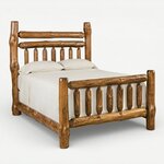 Original Rustic Log Bed - Quick Ship