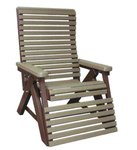 Seaside Poly Composite Rollback Reclining Chair - Quick Ship