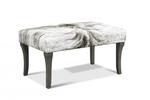 Danielle Leather Ottoman