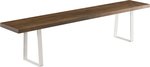 Lancaster 78" Bench with Stirrup Base - Quick Ship