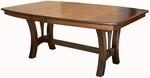 42" x 72" Solid Wood Bahama Trestle Dining Table - Quick Ship