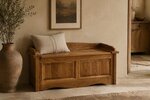 Amish Made Solid Wood Traditional Entryway Storage Bench