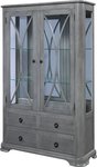Abby Curio Cabinet with Drawers