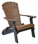 Outdoor Poly Furniture Heritage Folding Adirondack Chair