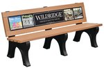 Outdoor Poly Furniture Heritage Ad Bench