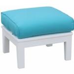 Eco Poly Outdoor Heritage Deep Seat Ottoman with Cushion