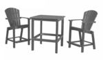 Eco Poly Outdoor Furniture Classic 3-Piece Patio Set