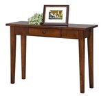 Amish Handcrafted Shaker Sofa Table with Drawer