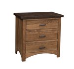 Manhattan 3-Drawer Nightstand