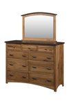Manhattan 9-Drawer Dresser with Optional Mirror