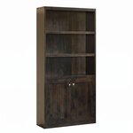 Amish Handcrafted Solid Wood Contemporary Bookcase - Choose Size