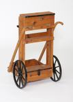Cedar Wood Mobile Gun Cart