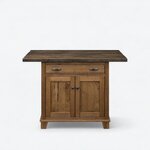 Amish Solid Wood 32" Kitchen Island - Custom Options