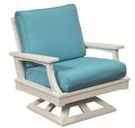 Eco Poly Outdoor Heritage Deep Seat Swivel Rocker With Cushions