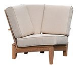 Eco Poly Granville Deep Seating Sectional Corner Chair With Cushions